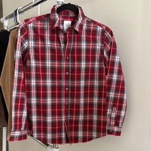 Men's Red Plaid Shirt